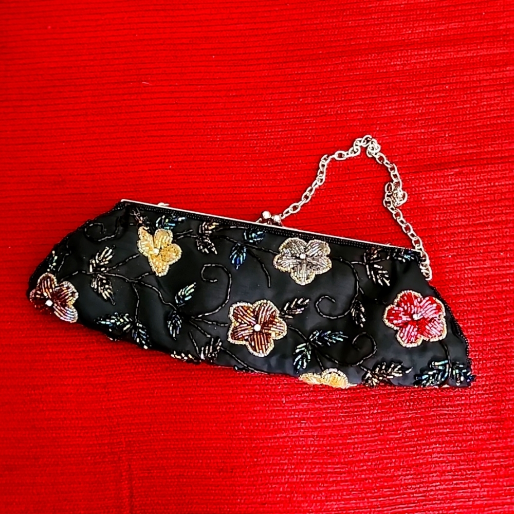 Vintage beaded clutch purse